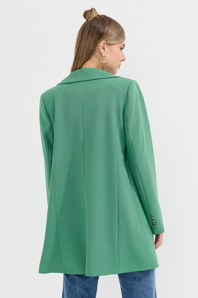 NİHAN Jacket Nihan Blazer Ceket  Benetton Yeşili_modest