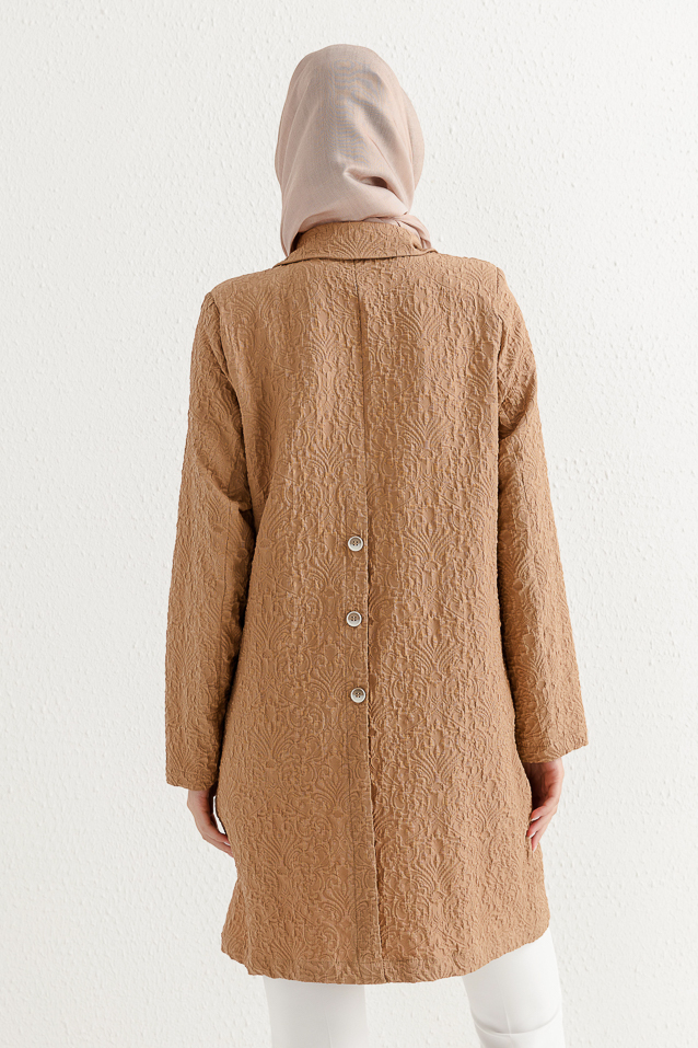 NİHAN Jacket Nihan Blazer Ceket  Camel_modest