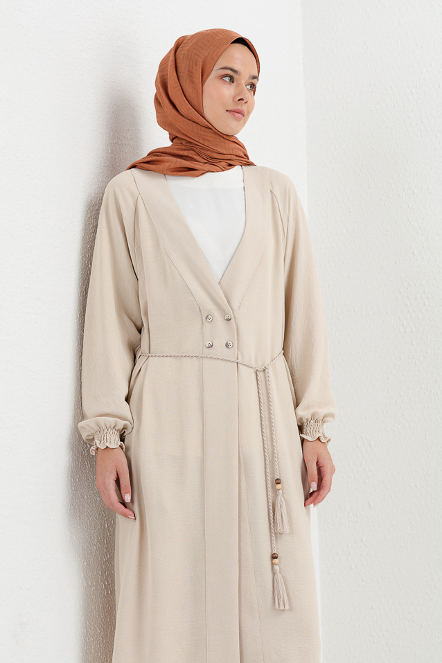 NİHAN Giy-Çık Nihan Düğme Detaylı Giyçık  Taş_modest